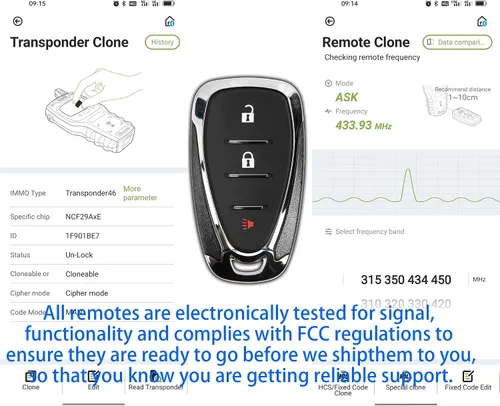 Miniatura 6 de Llavero inteligente para Chevrolet Blazer 2018-2025, Alliskeys - Llavero de control remoto de proximidad de 3 botones de reemplazo para Chevy Blazer