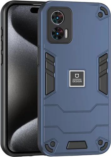 Miniatura 242 de Funda compatible con Huawei Y9 Prime (2019), compatible con Huawei Y9 Prime (2019) 4G STK-L21 2 en 1 [PC duro + TPU], funda de teléfono azul