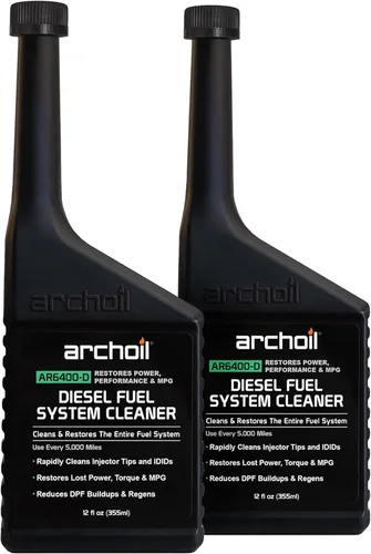 Archoil AR6400-D Limpiador de sistema de combustible diésel (2 unidades) - Limpia inyectores, Turbo y DPF