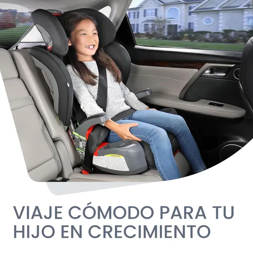 Miniatura 7 de Britax Grow with You ClickTight Asiento de Coche Arnés-2-Elevador, Elevador de Respaldo Alto 2-en-1, Contorno Negro