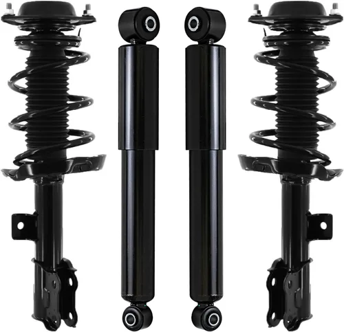 Miniatura 14 de Detroit Axle - Puntales y Amortiguadores para Chevy Traverse Buick Enclave GMC Acadia Saturn Outlook 2007-2012, 2 puntales delanteros con resorte