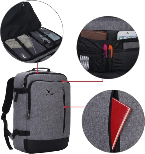 Miniatura 4 de Hynes Eagle Bolsa de mano de 38 L aprobado para vuelos, bolsa de fin de semana