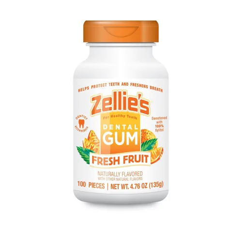 Miniatura 14 de Zellies Chicle 100% xilitol sabor canela Sin aspartamo, sin gluten, vegano y kosher (240 unidades - paquete de 1)