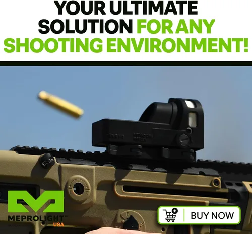 Miniatura 7 de Meprolight M21 Day and Night Reflex Sight, Self-Powered Dot Sight with Tritium, Fiber Optics, No Batteries Required, Made in Israel