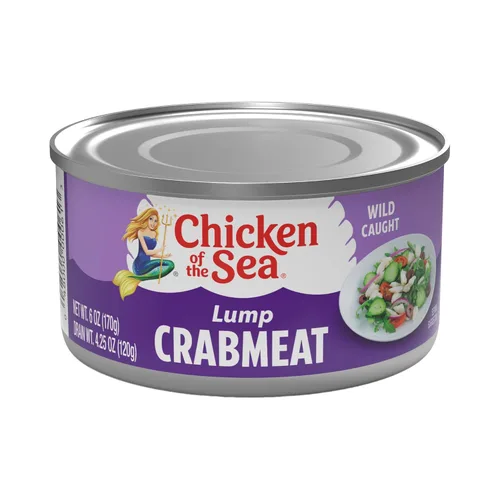 Miniatura 3 de Chicken of the Sea Carne de cangrejo grumada, alta en calcio, lata de 6 onzas (paquete de 12)