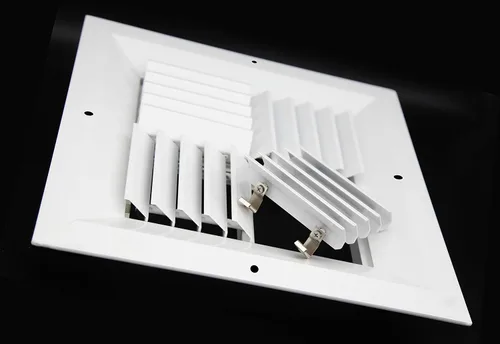 Miniatura 6 de HVAC Premium Rejilla de aire HVAC de techo ajustable de aluminio extruido de 18 '' de ancho x 18 '' de alto – intercambiable: 1 vía