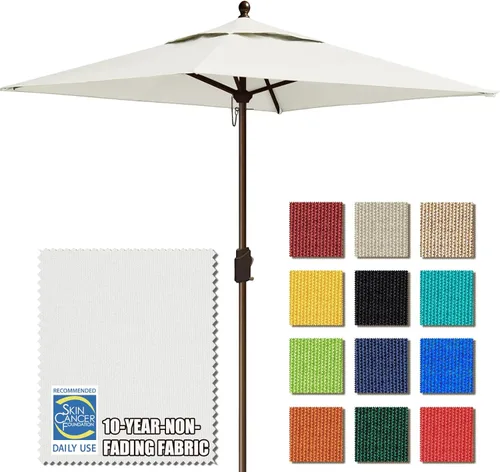 Miniatura 71 de EliteShade USA Sombrilla de Mercado de 9 Pies con Garantía de 10 Años Sin Decoloración, Sombrilla de Patio, Sombrilla de Mesa para Exteriores