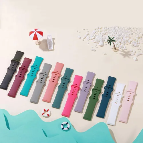 Miniatura 7 de GEAK Paquete de 15 correas compatibles con Fitbit Versa 4/Versa 3/Sense/Sense 2, correa de repuesto suave resistente al agua para reloj inteligente