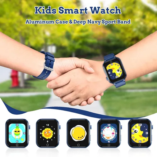 Miniatura 2 de Reloj inteligente para niños de 4 a 12 años, 26 juegos de rompecabezas, cámara HD, reproductor de música de video, podómetro, linterna, cronómetro