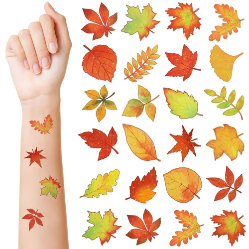 Miniatura 6 de Landhoow 240 piezas de tatuajes de Jesús te ama, tatuajes temporales con purpurina para la cara, calcomanías para el cuerpo, accesorio de disfraz