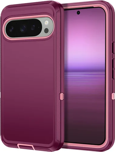 Miniatura 33 de I-HONVA Funda para Google Pixel 7 a Prueba de Golpes/Polvo/Caídas de 3 Capas con Protección Completa del Cuerpo [Sin Protector de Pantalla] Funda