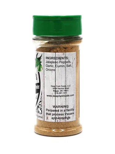 Miniatura 2 de Jumpin' Jack's Dragon Magic Powder - Mezcla de especias de jalapeño y ajo gourmet totalmente natural, condimento del suroeste y condimento
