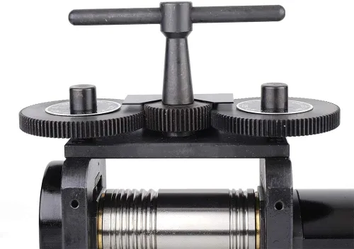 Miniatura 5 de Máquina de molino manual de combinación para hacer joyas, prensar joyas, hacer joyas, herramientas de bricolaje, reparación de joyas, para laminar