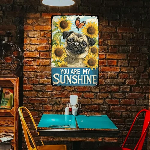 Miniatura 4 de Póster de metal retro con texto en inglés «You Are My Sunshine» de metal con texto en inglés «You Are My Sunshine» («You Are My Sunshine»)