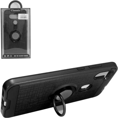 Miniatura 3 de Para LG K51, LG Reflect (LM-K500) - Funda híbrida con soporte de anillo - RS2 Negro