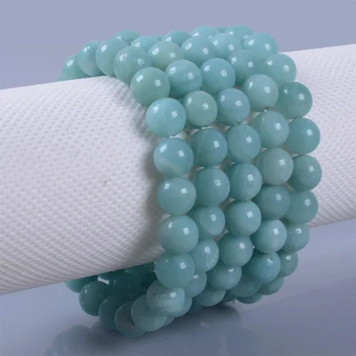Miniatura 3 de JUSTINSTONES 8mm Round Beads Stretch Bracelet 7 Inch Unisex