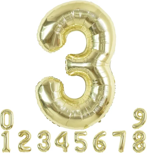 Miniatura 84 de TONIFUL 40 Inch Pastel Blue Number 8 Foil Balloons Large Mylar Foil Digital 8 Balloons for 8th Birthday, Gender Neutral Party, Baby Shower, Oro rosa