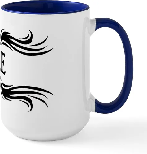 Miniatura 27 de CafePress Taza de café de cerámica extra grande de 15 oz (15.0 fl oz) con bandera de Chile