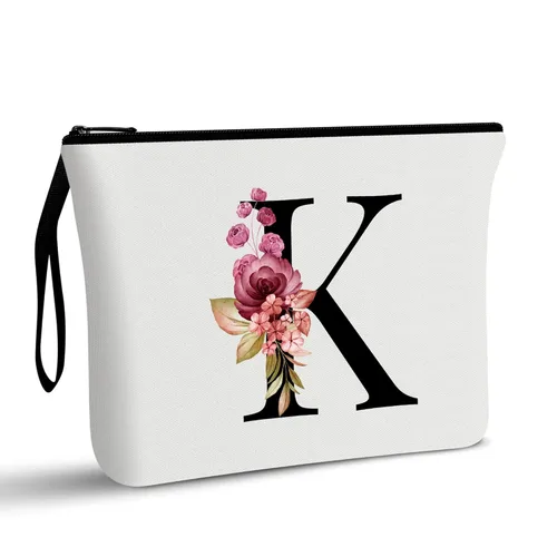 Miniatura 164 de Vavabox A-Z Bolsa de Maquillaje Personalizada, Regalos de Cumpleaños para Mujeres y Mamá, Regalos para la Mejor Amiga, Bolsa de Cosméticos