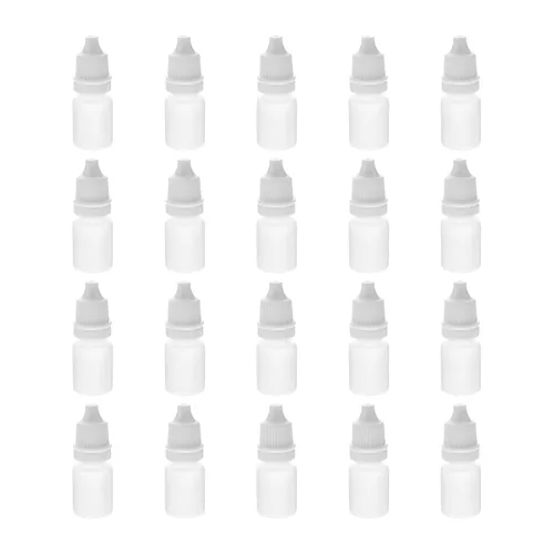 Miniatura 10 de Othmro Botellas cuentagotas de plástico de ojo de laboratorio de polietileno de 0.2 onzas, 10 piezas, gotero líquido exprimible de 0.2 fl oz boca