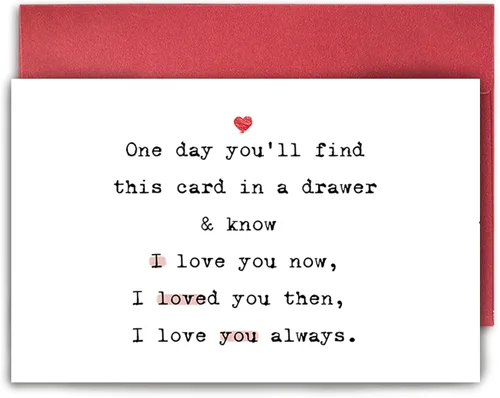 Miniatura 9 de SuperShunhu Tarjeta de poema de cumpleaños para él y ella, tarjeta de cumpleaños romántica para novio, novia, tarjeta de amor de feliz cumpleaños