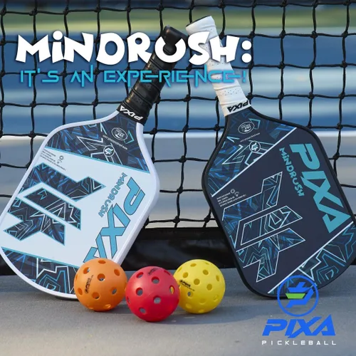 Miniatura 8 de PIXA Mindrush T-300 - Paleta de pickleball de 0.630 in, superficie de fricción avanzada, potencia increíble, control y giro: aprobado por USAPA