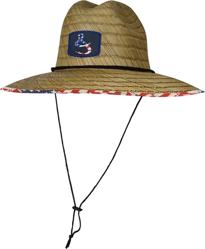 Miniatura 3 de Hook & Tackle American Lifeguard Pesca Stretch Fit Sombrero de paja