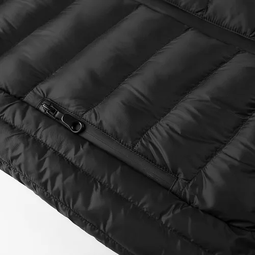 Miniatura 6 de Chaqueta térmica con capucha para niños y niñas, con capucha, carga USB, impermeable, resistente al viento, chaleco térmico