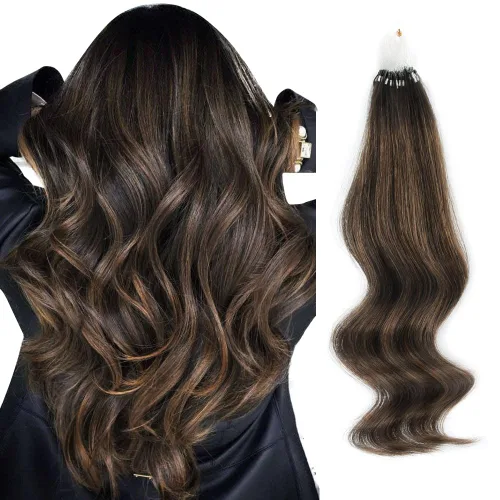 Miniatura 32 de ABH AMAZINGBEAUTY HAIR Extensiones de cabello rizado liso para mujeres negras con punta en I, cabello humano, punta en I, Remy, 50 mechones, punta