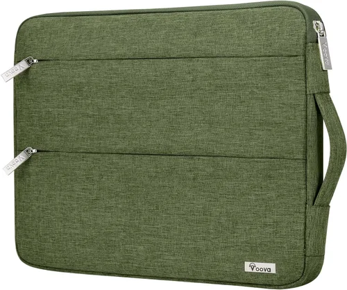 Miniatura 11 de Voova Funda impermeable para laptop de 14 y 15 pulgadas, compatible con MacBook Air 15 M2/M3/M4 2022-2025, MacBook Pro 15, Hp Chromebook 14, Dell