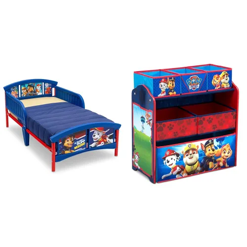Miniatura 14 de Delta Children Cama para niños pequeños de plástico, Nick Jr. PAW Patrol y Cama para niños pequeños de plástico, Disney/Pixar Cars