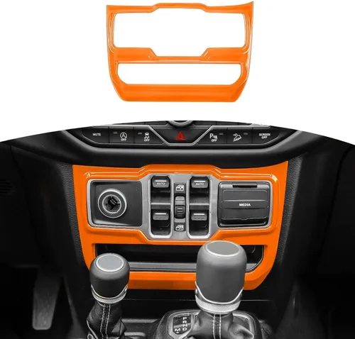 Miniatura 10 de RT-TCZ Cubierta de panel de interruptor de ventana para Jeep JL JLU Gladiator JT 2018-2024 Baby Blue Accesorios interiores