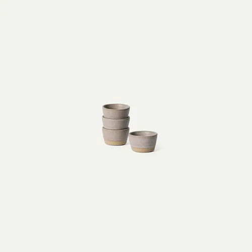 Miniatura 28 de Mora Juego de 4 Mini Ramekins, Platos de Cerámica para Hornear de 8 onzas - Aptos para Microondas, Horno y Lavavajillas - Pimienta Negra peppercorn