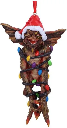Nemesis Now Gremlins Mowhawk - Adorno decorativo festivo, color marrón, Navidad