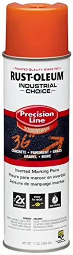 Miniatura 32 de Rust-Oleum 203023 Industrial Choice - Pintura en aerosol para marcado a base de disolvente invertido, 17 onzas, verde fluorescente