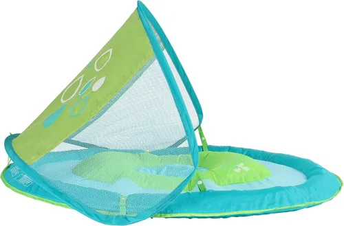 Miniatura 7 de Swimways Primavera Flotador Sun Canopy Incluye 5 ata juguetes para bebés y reutilizable bolsa de transporte