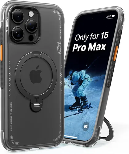 Miniatura 30 de TORRAS Ostand Q3 Air - Funda para iPhone 17 Pro Max con soporte magnético de 360°, compatible con MagSafe, probado contra caídas de grado militar