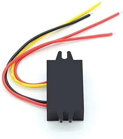Miniatura 5 de Magnolora - Paquete de 4 unidades de fuente de alimentación LED para coche, 12 V a 5 V, 3 A, CC/CC Buck convertidor