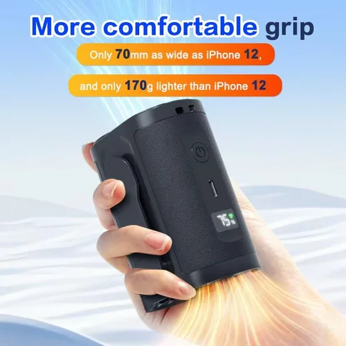 Miniatura 4 de Ventilador de cintura portátil con clip en ventilador de enfriamiento de cuello de cintura personal portátil