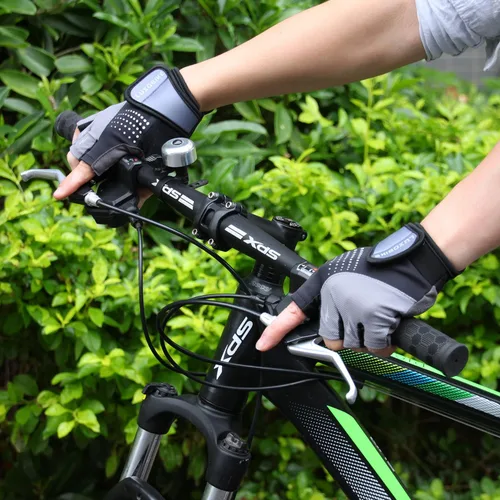 Miniatura 4 de Guantes de ciclismo de montaña para hombre Acolchado de gel SBR absorbente de golpes palma antideslizante Ultra transpirable Especializado