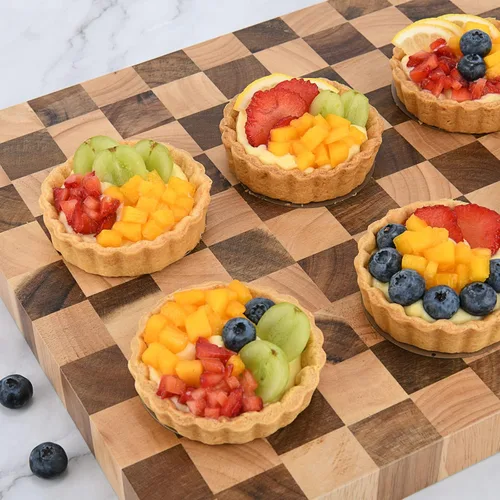 Miniatura 8 de Mini sartén redonda para tartas con parte inferior extraíble, mini moldes antiadherentes para hornear, juego de moldes para quiche de acero al