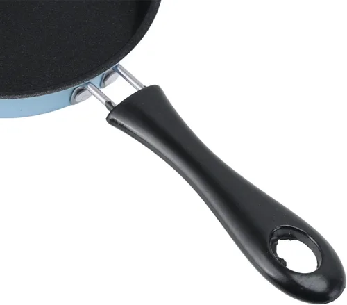 Miniatura 9 de VBESTLIFE Mini sartén, mini sartén de acero para huevos y tortillas con mango largo, sartén de 4.9 pulgadas, ahorro de energía para calentamiento