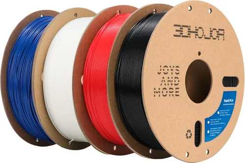 Miniatura 13 de 3DHoJor Filamento para impresora 3D de PLA de alta velocidad 1.75mm 1kg Carrete de cartón (2.2lbs) PLA rápido para una impresión hasta 5 veces más