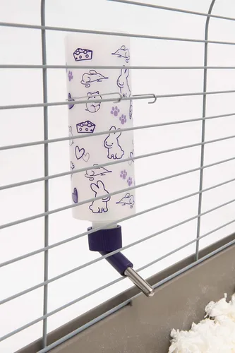 Miniatura 6 de Lixit Botellas de agua resistentes a la intemperie para conejos, hurones, hámsters de cobaya y otros animales pequeños. (16 onzas)