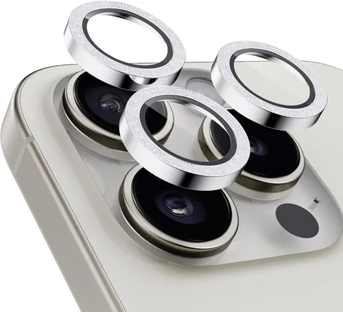 Miniatura 11 de UARMOR - Protector de lente de cámara compatible con iPhone 17, 16 y 16 Plus: vidrio templado 9H y cubierta de aluminio, transparente HD, kit