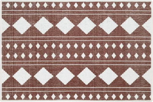 Miniatura 10 de SUSSEXHOME Diamond Collection - Alfombra de pelo bajo resistente de 2 x 3 pies, alfombra ultrafina y antideslizante, alfombra de interior de algodón