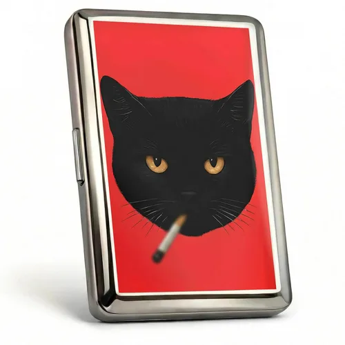 Cartera de metal con diseño Art Deco de estilo vintage versátil para tarjetas y dinero en efectivo, con capacidad para tarjetas de crédito, tarjetas