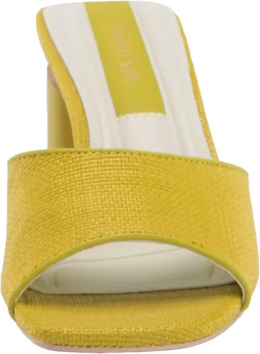 Miniatura 2 de Franco Sarto Sandalias de tacón Linley para mujer, Rafia verde manzana