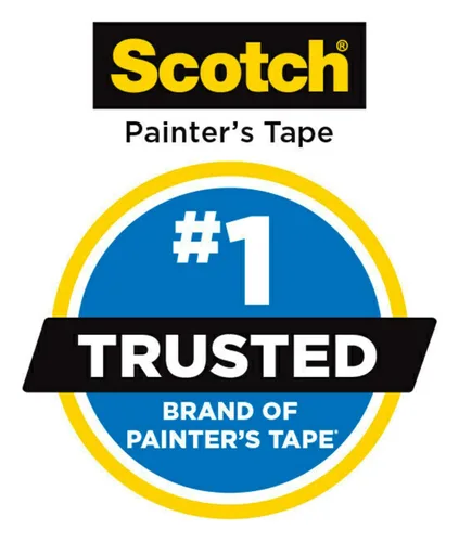 Miniatura 8 de ScotchBlue Cinta de pintor, 0.94 pulgadas de ancho x 60 yardas, 8 rollos, azul, multisuperficie, interior/exterior, 45% recursos renovables, sin