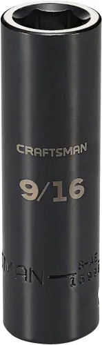 Miniatura 15 de CRAFTSMAN - Llave de impacto profundo, SAE, accionamiento de 1/2 pulgada, 7/8 de pulgada (CMMT16063)